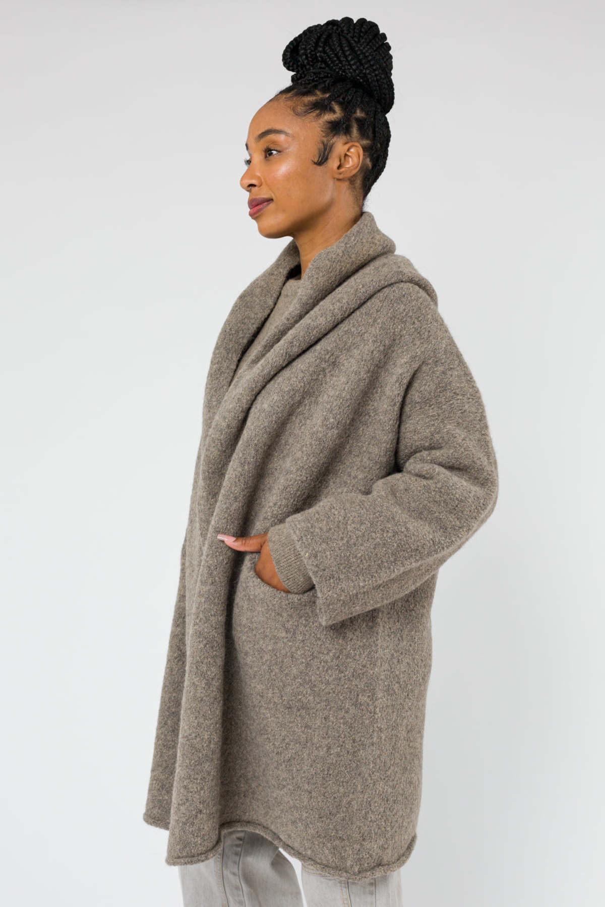 Lauren Manoogian Capote Coat - Rock | Garmentory