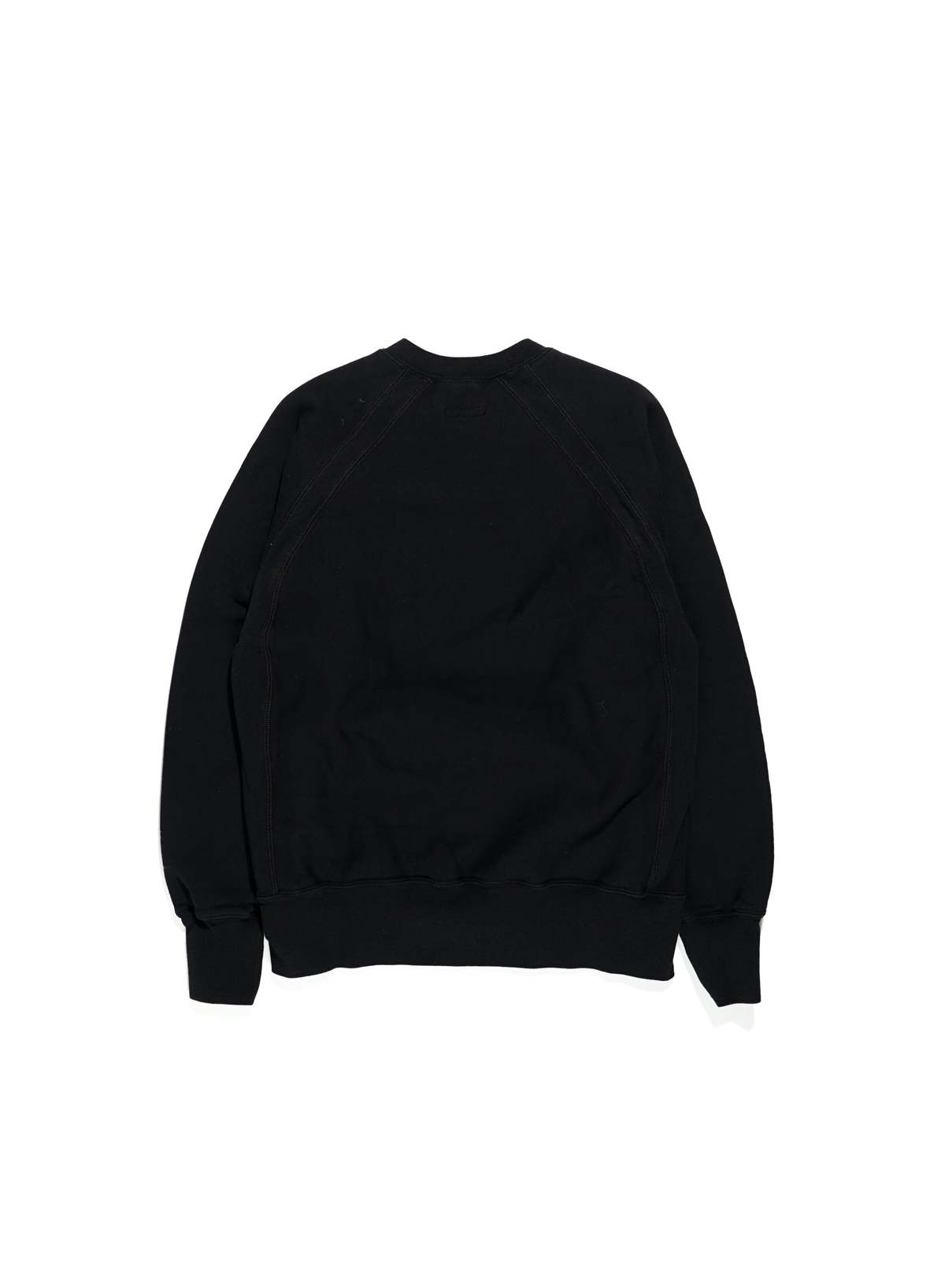 Engineered Garments Cotton Heavy Fleece Raglan Crew - Black 