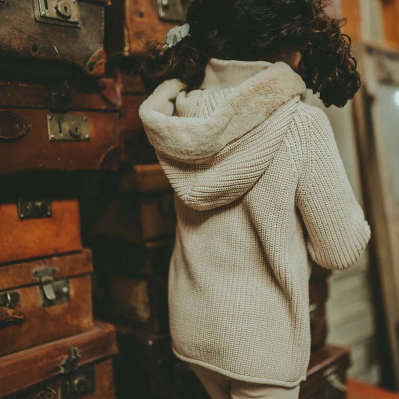 Kids Donsje Winni Sweater - Soft Sand | Garmentory 