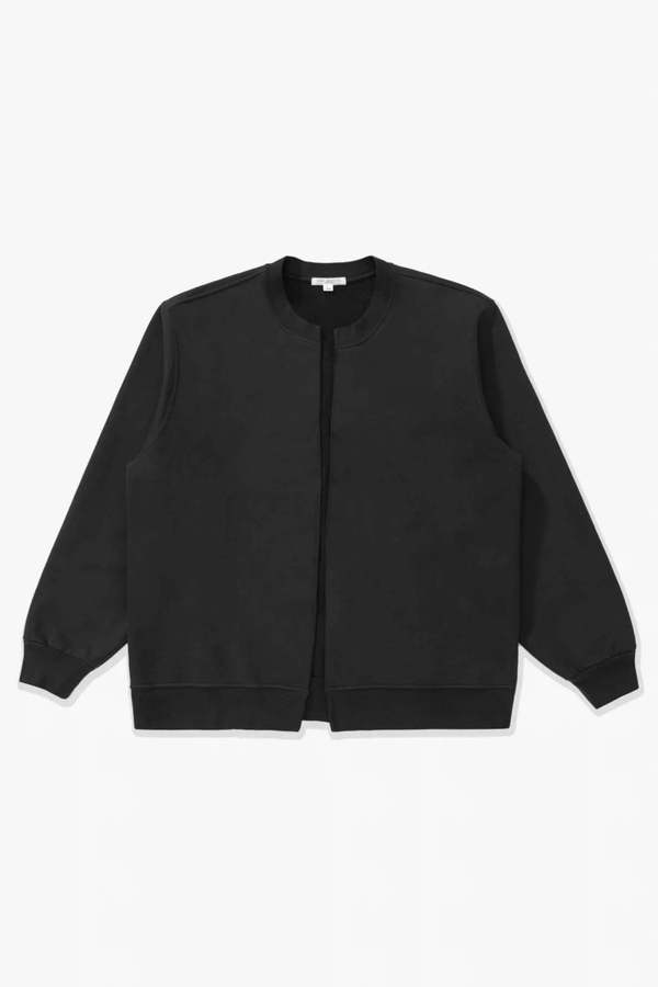 Lady White Co. Split Crew Cardigan - Black | Garmentory