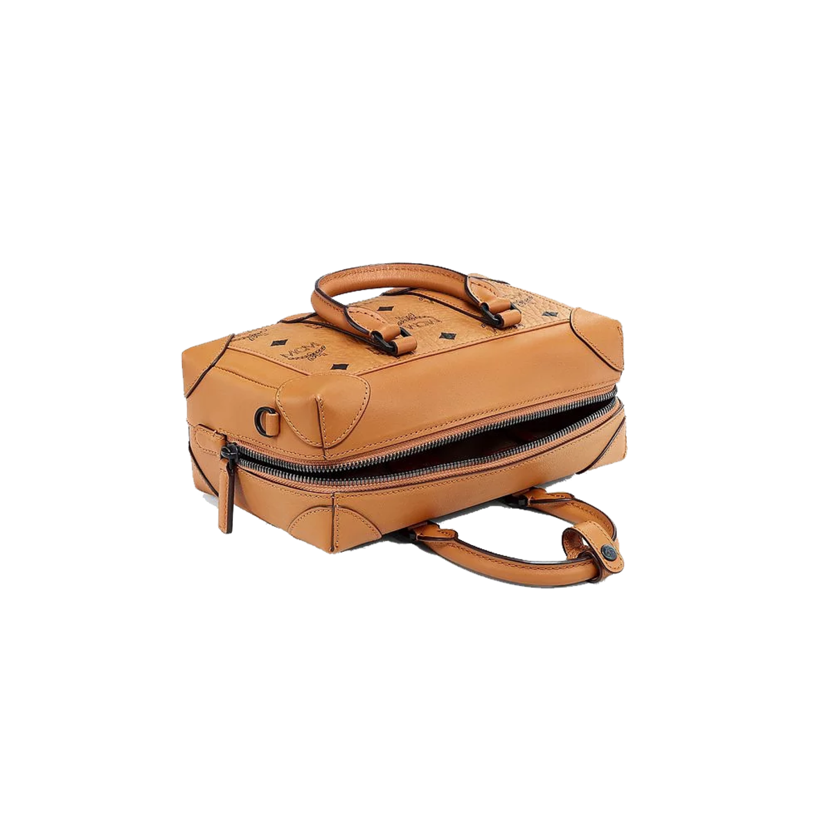 MCM Soft Berlin Crossbody Visetos Cognac Garmentory