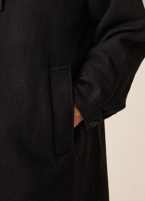 YMC Sergeant Rock Wool Coat - Navy | Garmentory