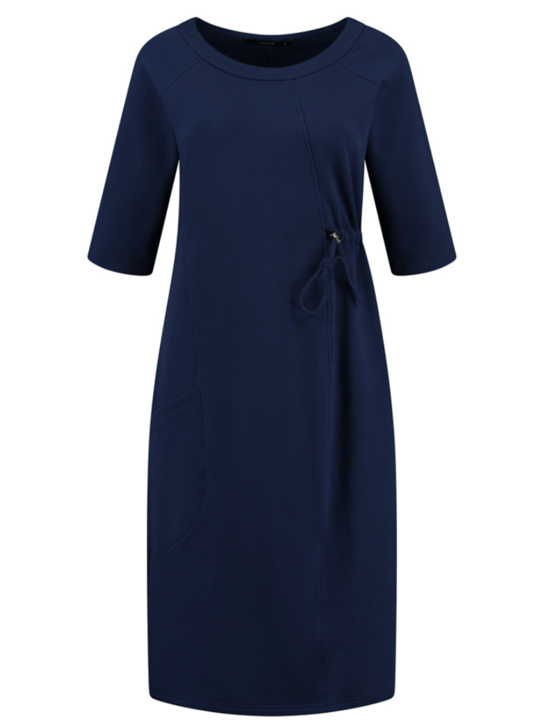 chinese dress ladies Fleece-Lined Hooded Maxi Sweatshirt Dress main image 0