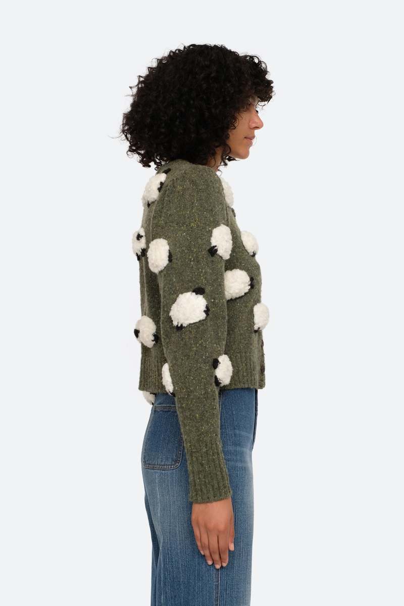 SEA NEW YORK SHEEP CARDIGAN visual data 6