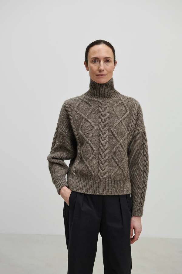 Skall Studio Magda Jumper - Brown | Garmentory Skall Studio Magda Jumper - Brown | Garmentory