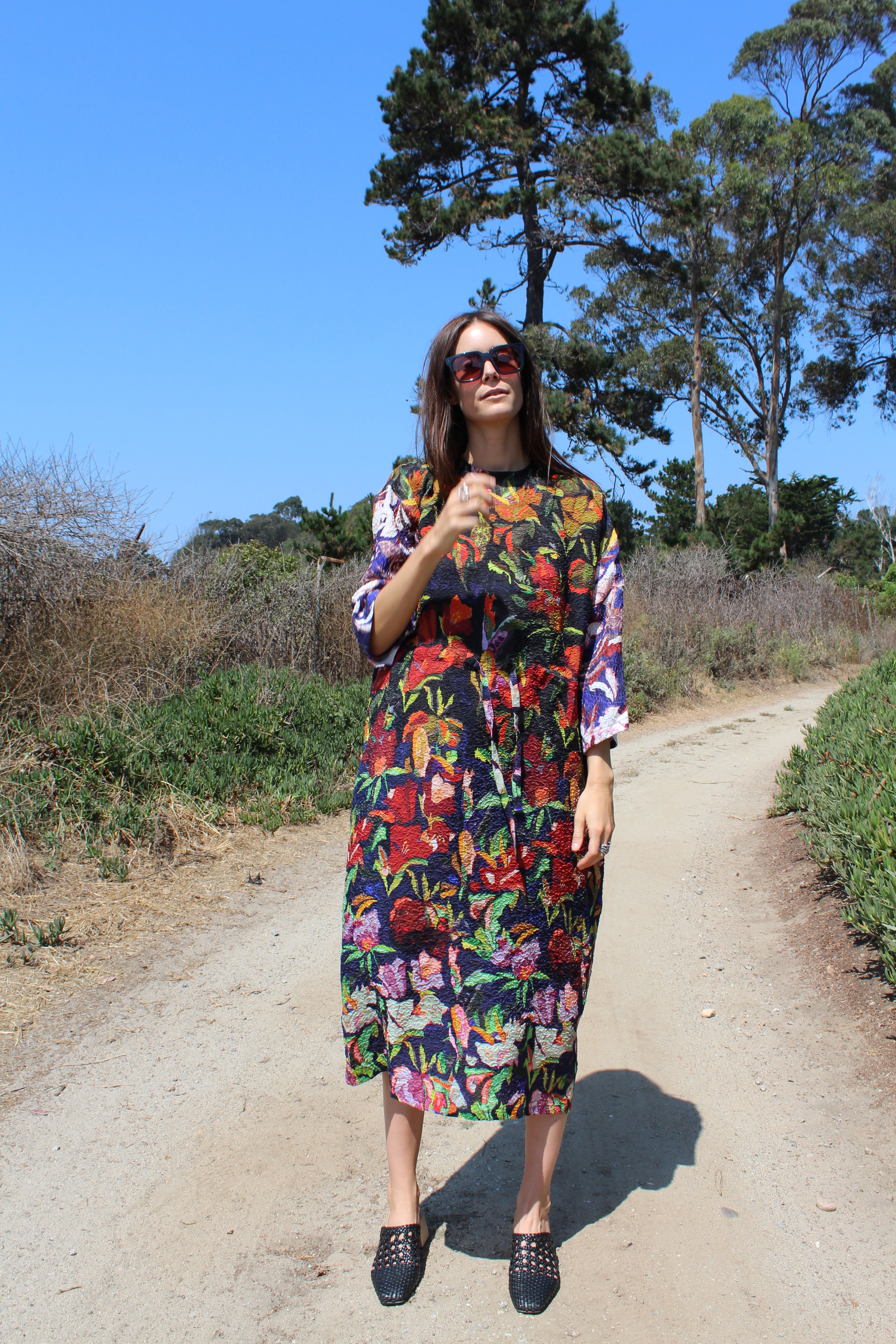 Anntian Simple Dress Print E & D | Garmentory
