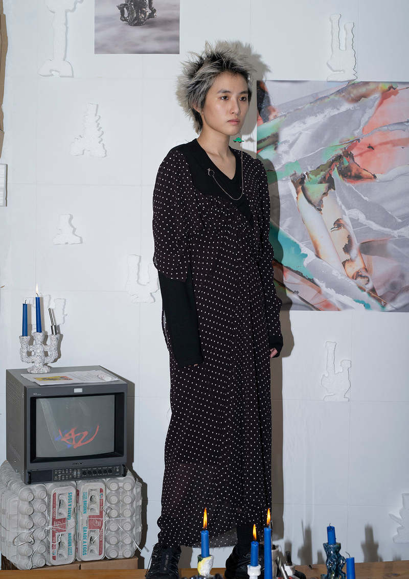 JUNYA WATANABE COMME des GARÇONS Vintage 2012 Polka Dot Dress 