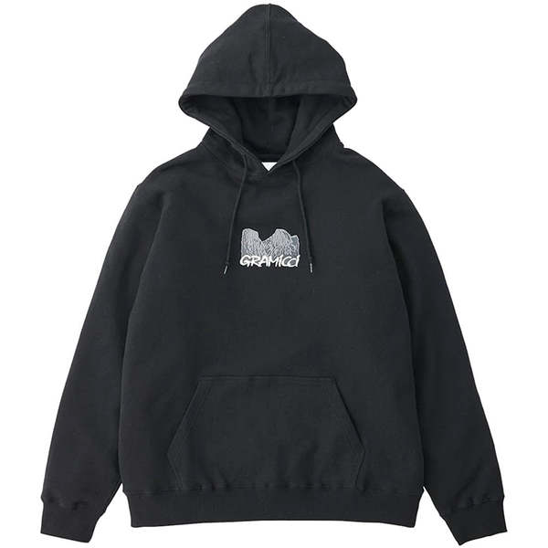 GRAMICCI◆Yosemite Embroidered Pullover Hoodie/M/GRY/G2FU-J074 gramicci-yosemite-embroidered-