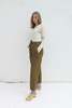 Girls of Dust Karate Cotton Pasha Pants - Olive - Thumbnail 2