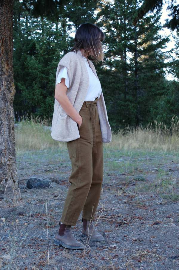 Girls of Dust Karate Cotton Pasha Pants - Olive