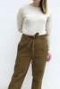 Girls of Dust Karate Cotton Pasha Pants - Olive - Thumbnail 7