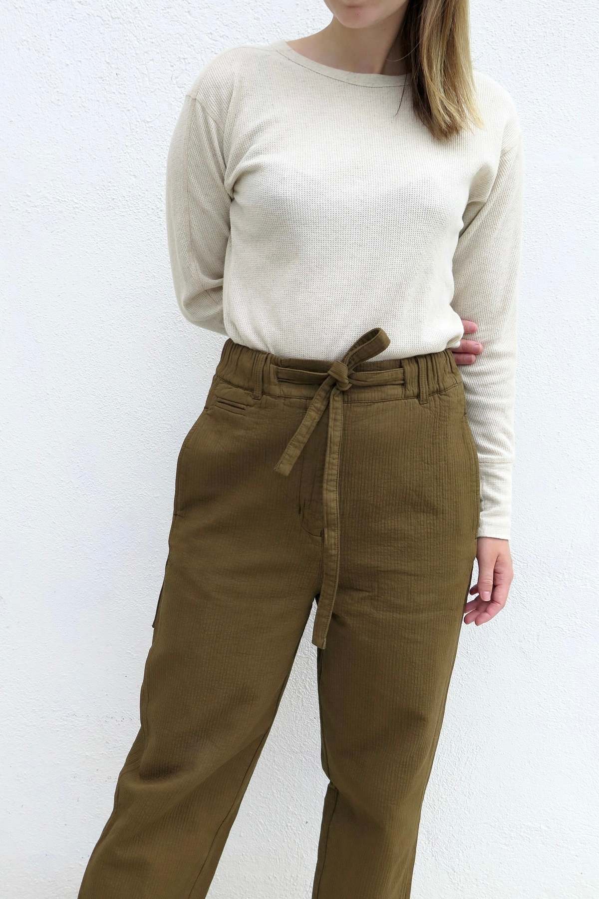Girls of Dust Karate Cotton Pasha Pants - Olive - Image 7 of 8