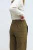 Girls of Dust Karate Cotton Pasha Pants - Olive - Thumbnail 8
