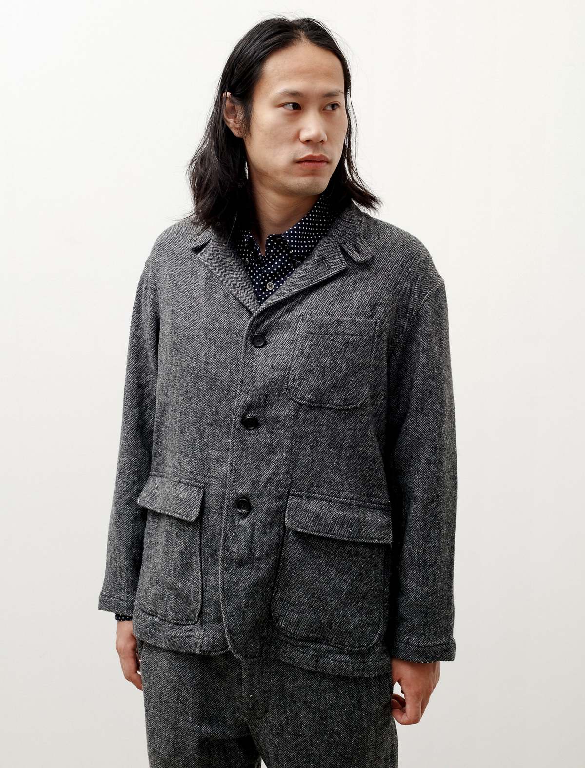 ジャケット・アウター ENGINEERED GARMENTS LOITER JACKET TWEED Loiter-Jacket-Wool-Herringbone