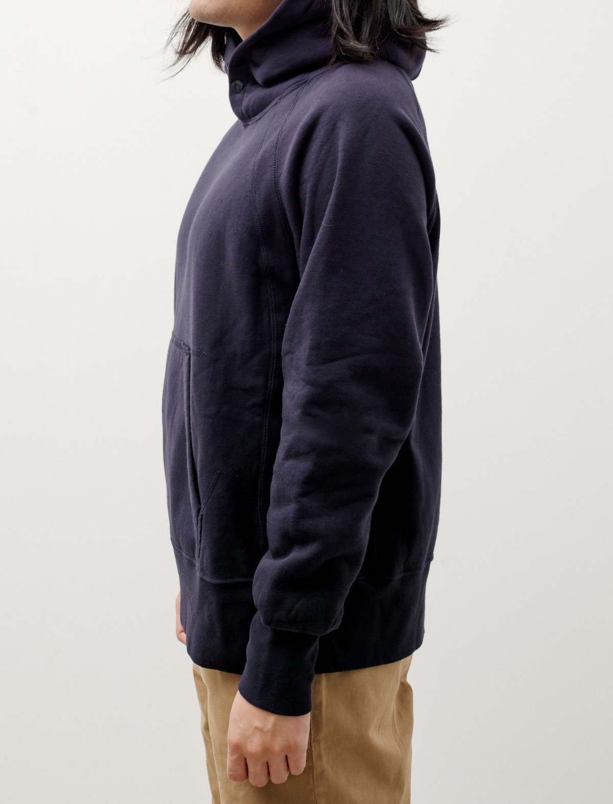 Engineered Garments Raglan Hoodie sweater - blue | Garmentory