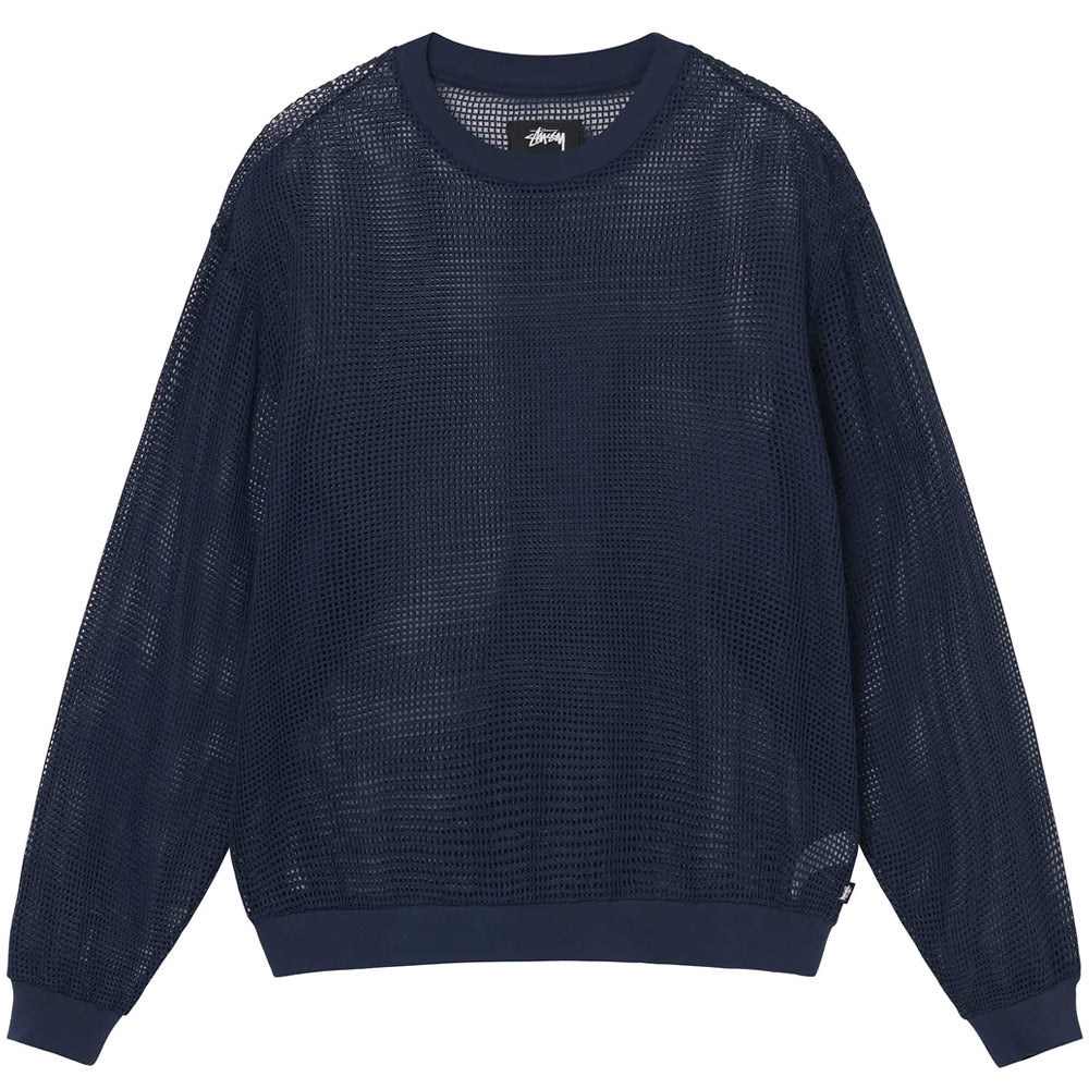 トップス Stussy cotton mesh ls crew M Stussy Cotton Mesh Long-Sleeve Crew Top Bone Men's - US