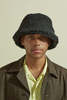 Clyde Sherpa Fleece Bucket Hat - Black - Thumbnail 1