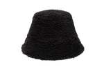 Clyde Sherpa Fleece Bucket Hat - Black - Thumbnail 4