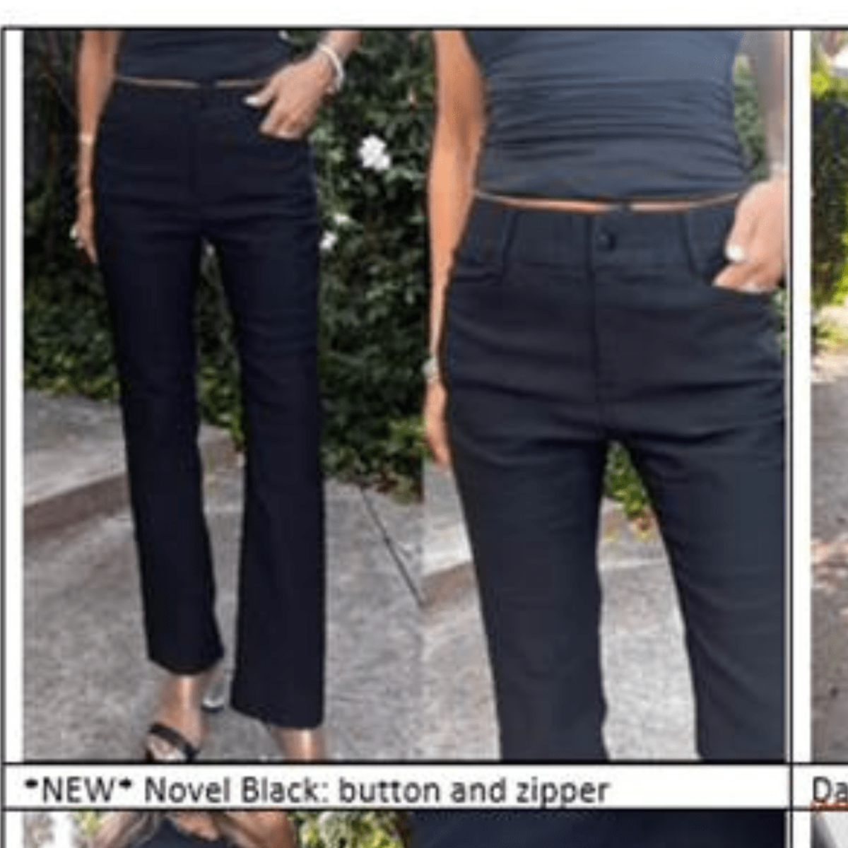 Bevy Flog - Stacy pant in white check main image 1