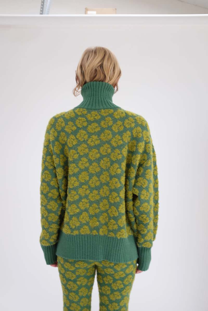 MOZH MOZH GOLGOLI ZIPPER SWEATER