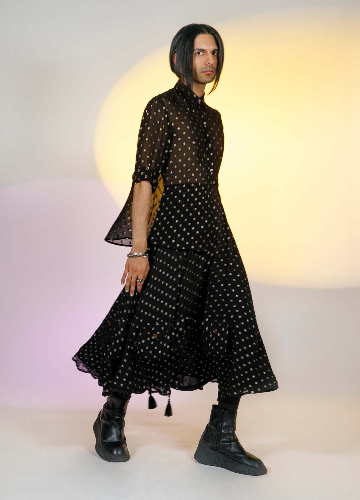 Abacaxi Cargo Lehenga Skirt - Image 2 of 3