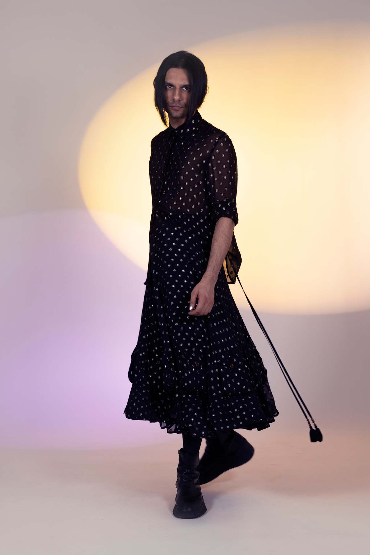 Abacaxi Cargo Lehenga Skirt - Image 3 of 3