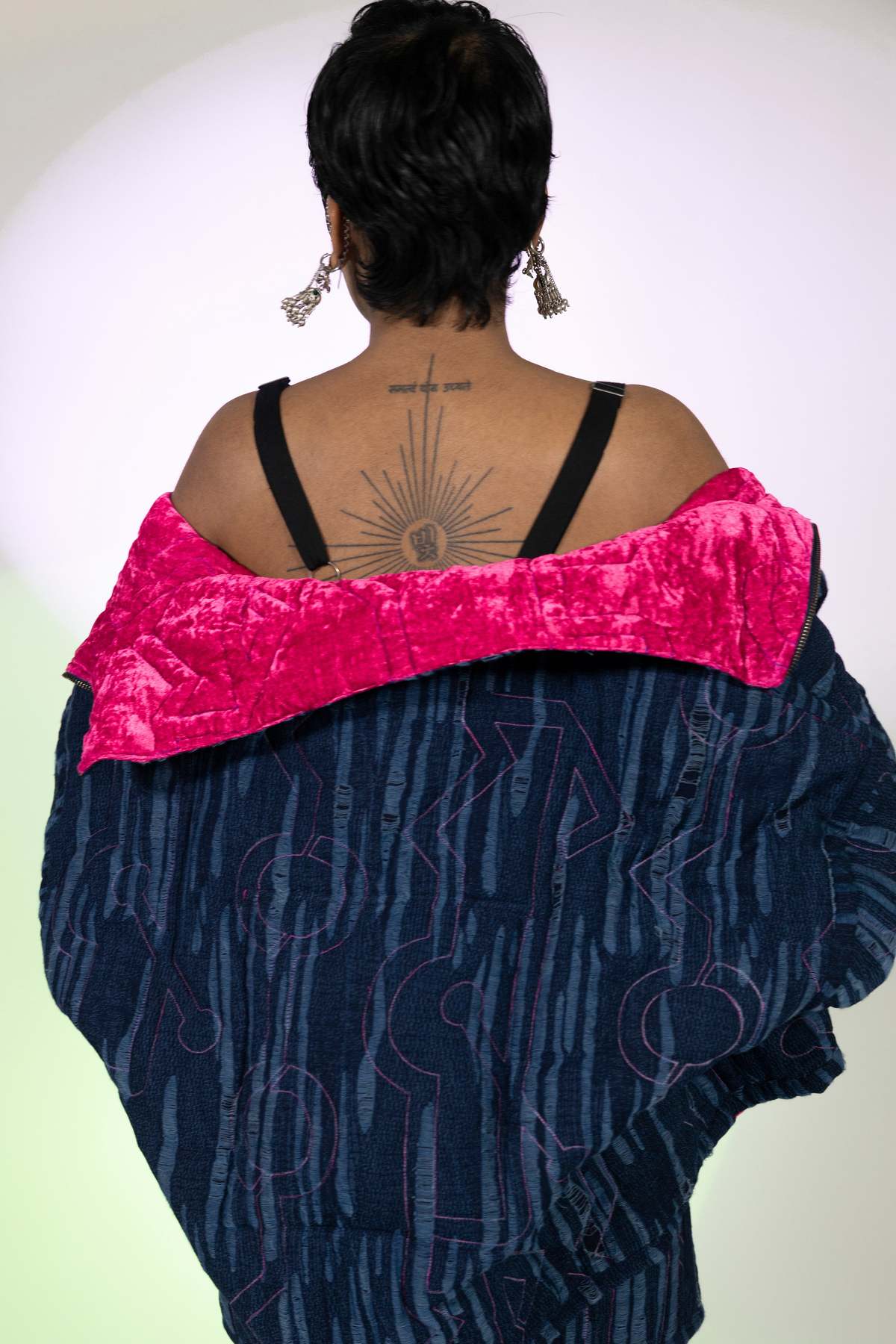 abacaxi Quilted Reversible Kimono Jacket - Image 13 of 13