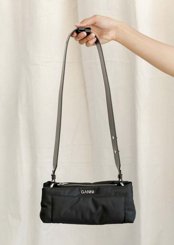 Ganni Mini Pillow Baguette - Black | Garmentory