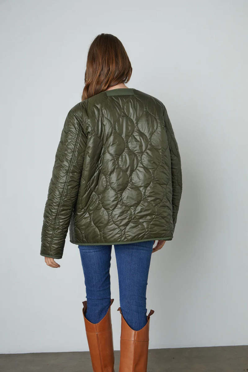 Marissa Velvet By Graham And Spencer Sherpa Coat MARISSA