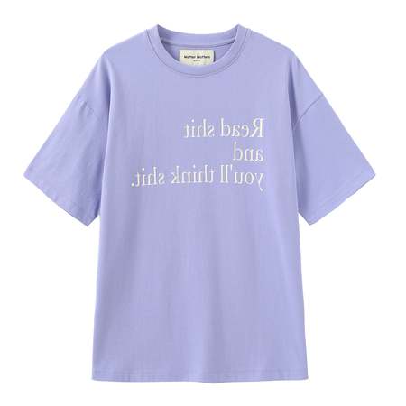 Ganni Long-Sleeve Graphic Tee - Azure Blue | Garmentory
