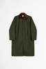 Sunflower Waxed Coat - Dark Olive - Thumbnail 1