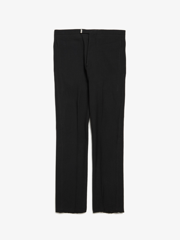 Carol Christian Poell Hand Stitched Wool Trousers - Black | Garmentory