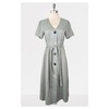 Pleated Midi Dress - Thumbnail 1