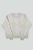 Micaela Greg Diamond Sweater - Cream - Thumbnail 2