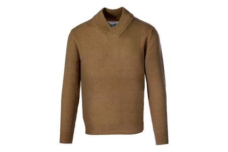 Schott Athletic V Neck Sweater - Camel 