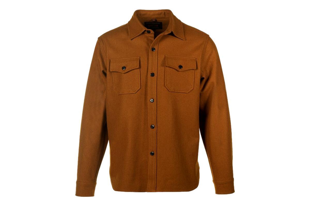 Schott CPO Wool Shirt - Coyote | Garmentory
