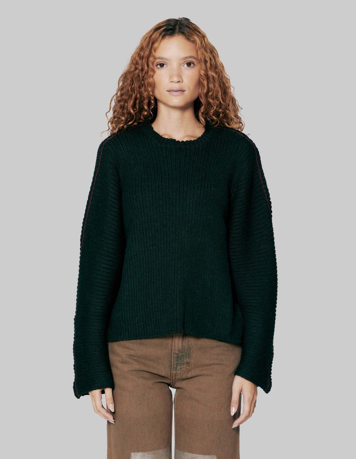 Unisex ECKHAUS LATTA Ash Sweater - Spruce - Image 1 of 5