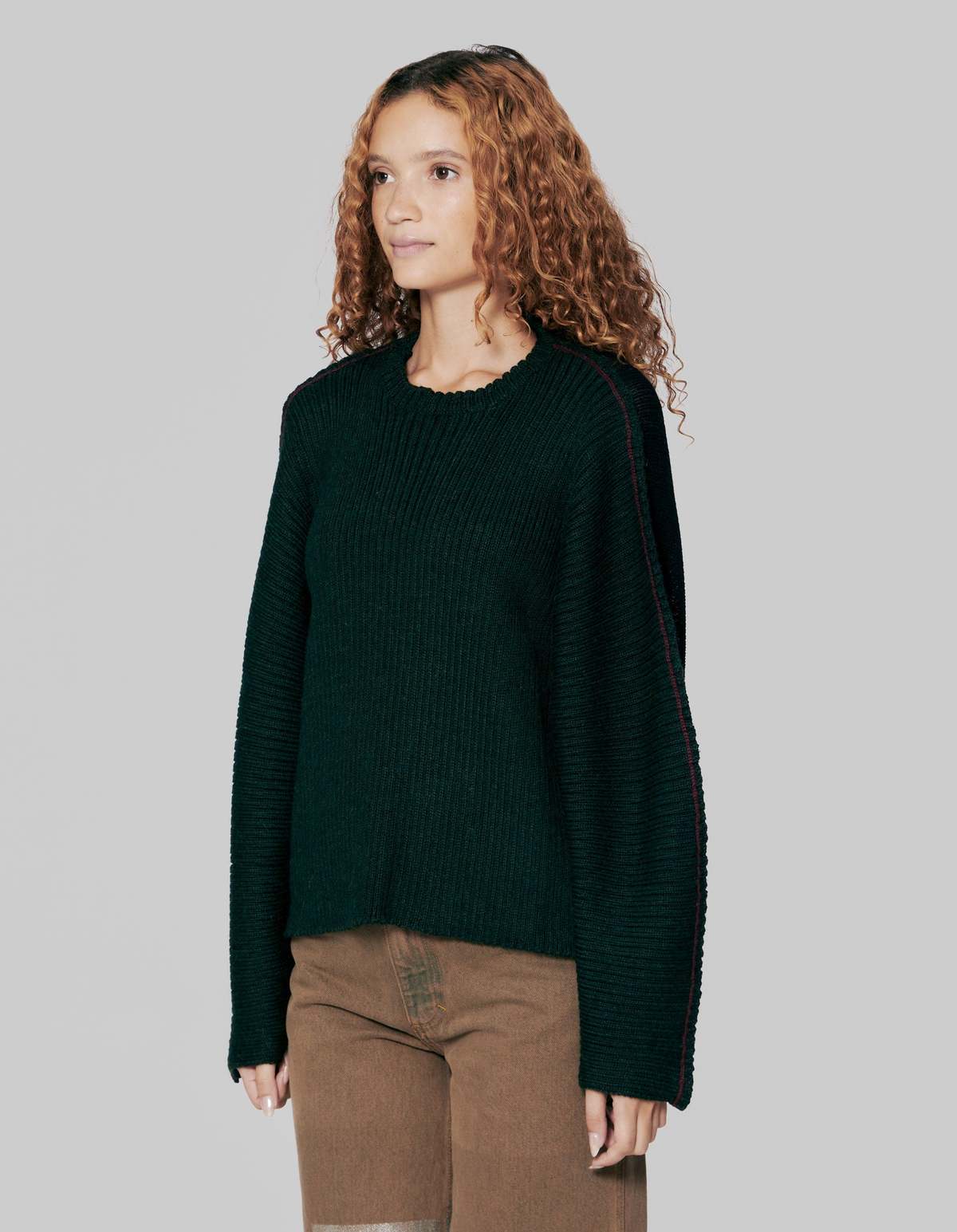 Unisex ECKHAUS LATTA Ash Sweater - Spruce - Image 2 of 5