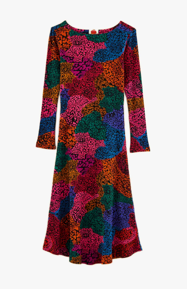 Farm Rio Jersey Dress - Rainbow Mix