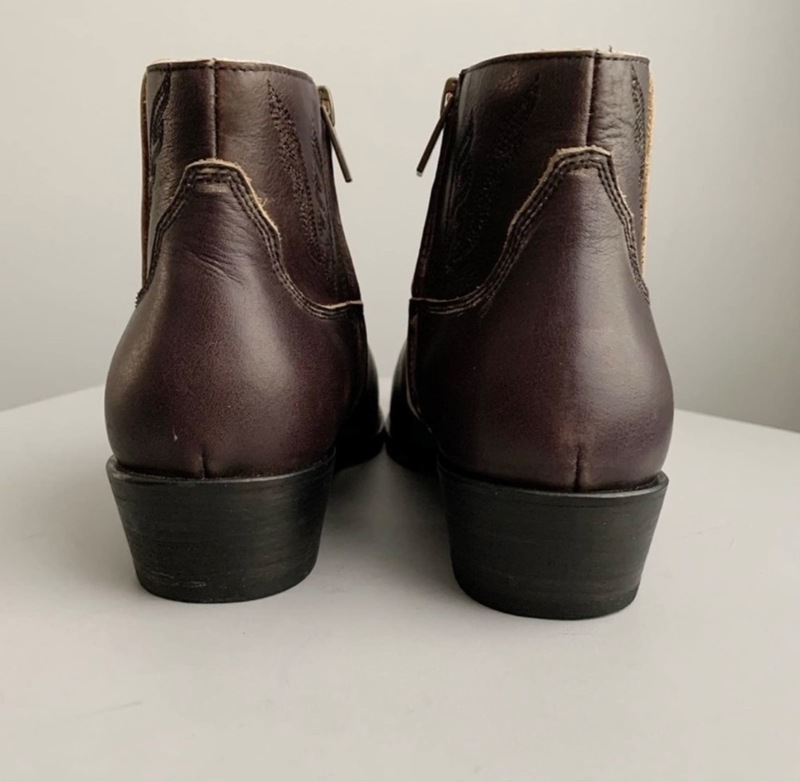 Anine Bing Axel Distressed Leather Boots