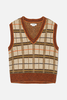 RE/DONE 60's Sweater Vest - Retro Plaid - Thumbnail 2