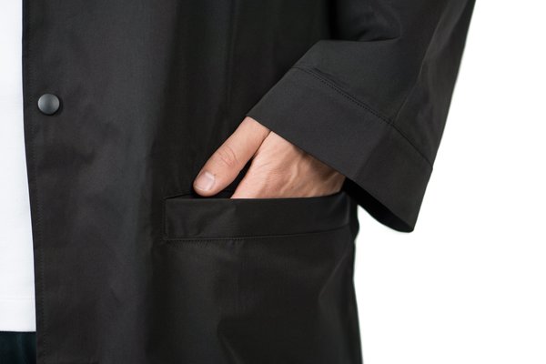 Drôle de Monsieur NFPM Long Raincoat - Black | Garmentory