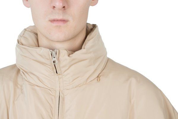 Drôle de Monsieur Patched Down Jacket - Beige | Garmentory