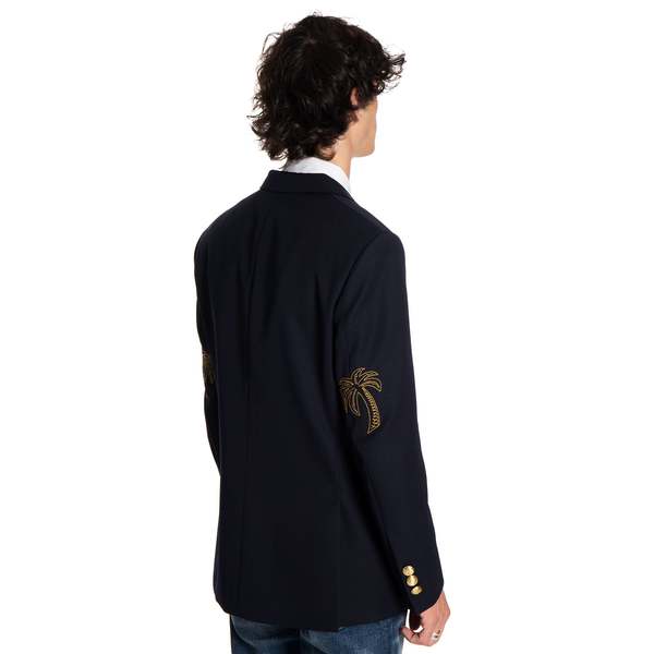Palm Angels Double Breasted Blazer | Garmentory