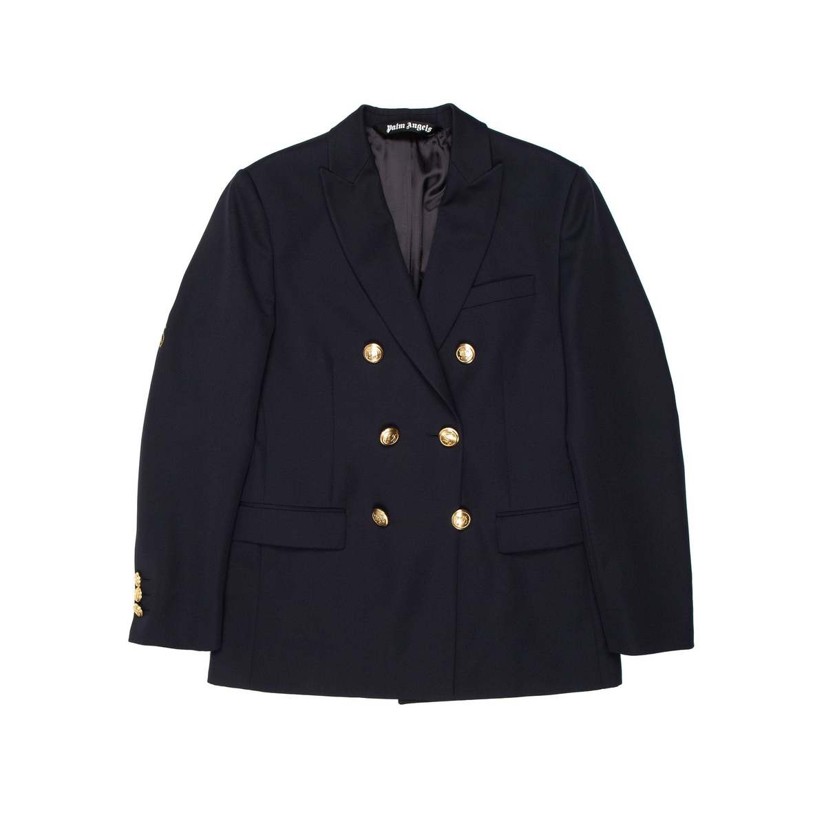 Palm Angels Double Breasted Blazer | Garmentory