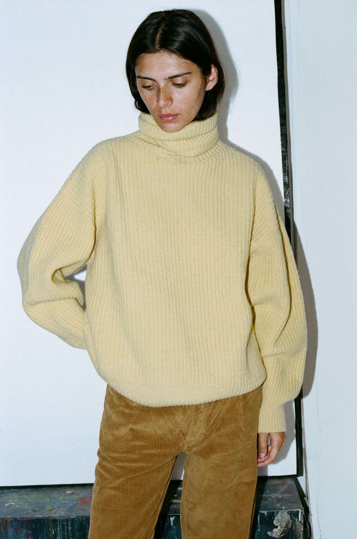 Baserange Mea Turtleneck - Polv Yellow | Garmentory Baserange Mea Turtleneck - Polv Yellow | Garmentory
