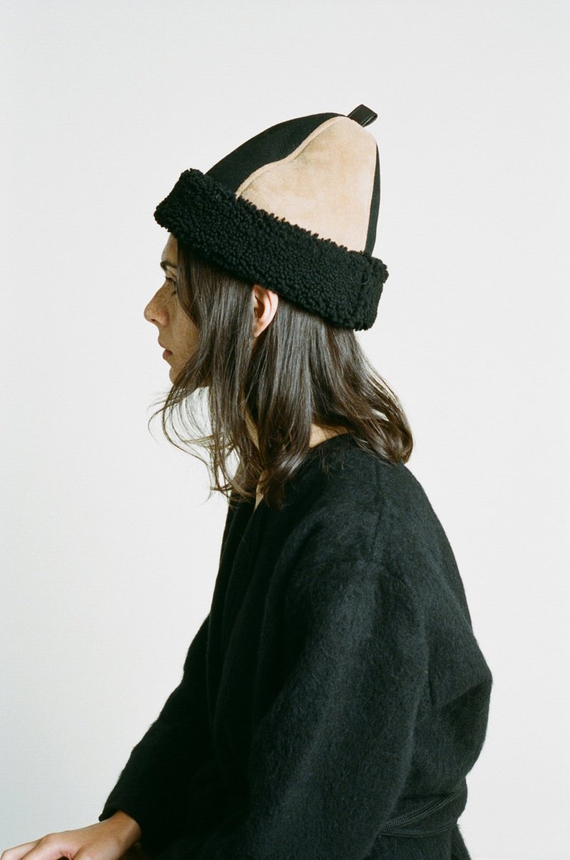 Cawley studio ムートンハット　2way フライトキャップ Cawley studio ムートンハット 2way フライトキャップ 帽子