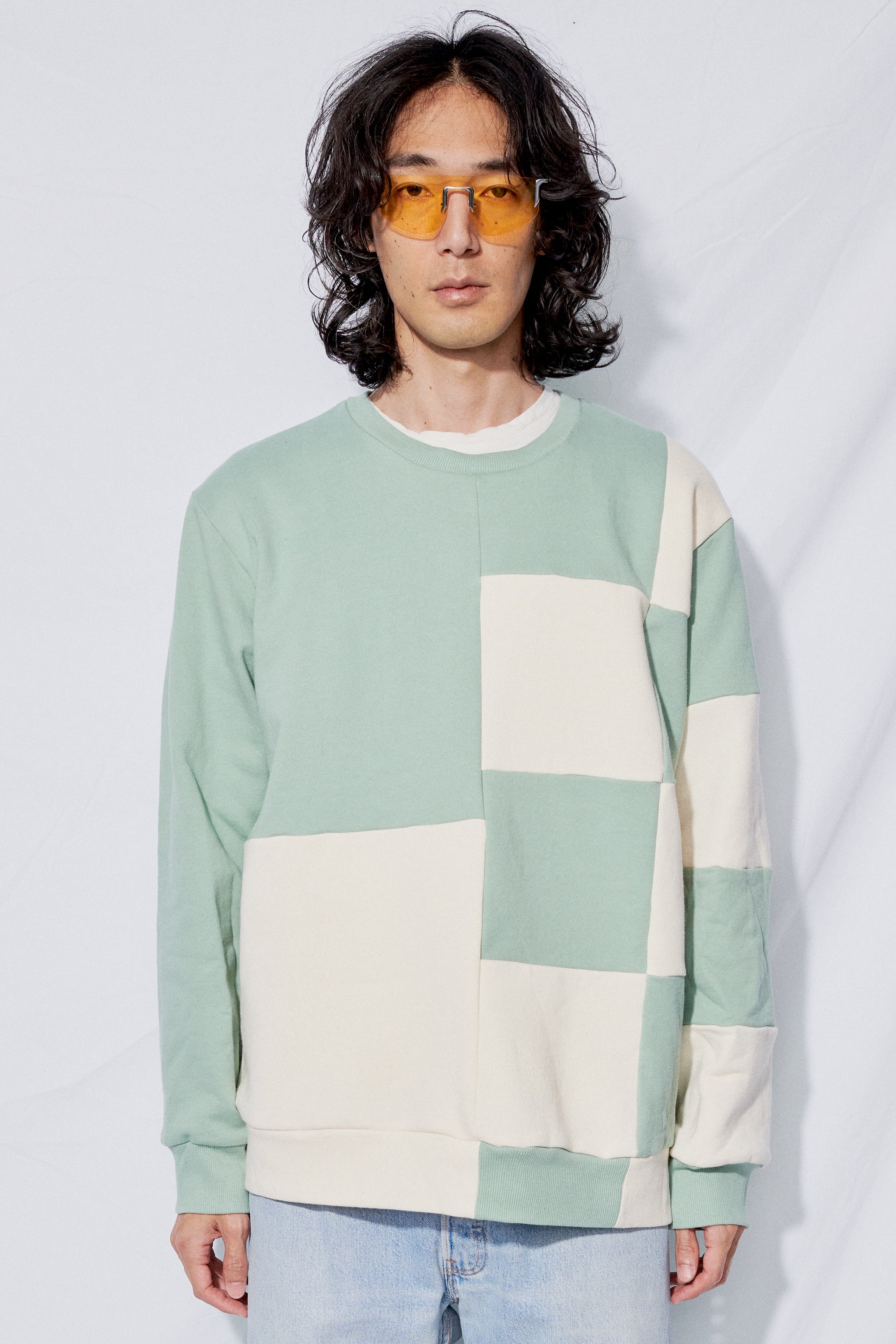 トップス correll correll CHECKY SWEATSHIRT correll correll CHECKY SWEATSHIRT