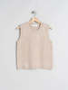 Indi & Cold Plain Wool Vest - Beige - Thumbnail 1
