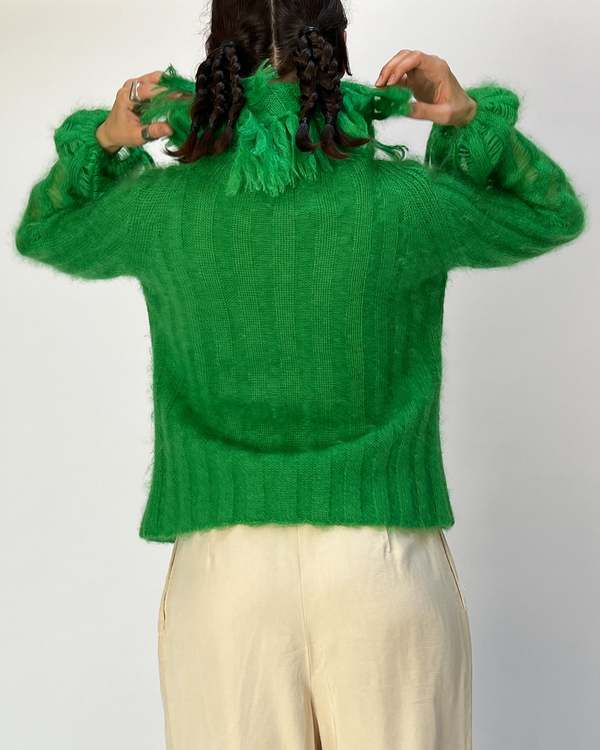 Sonia Rykiel Mohair Knit - Green | Garmentory